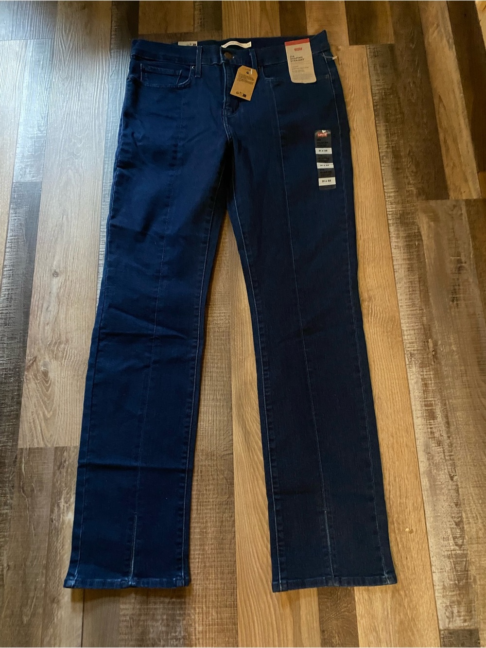 Levi's Indigo Shaping Straight Jeans